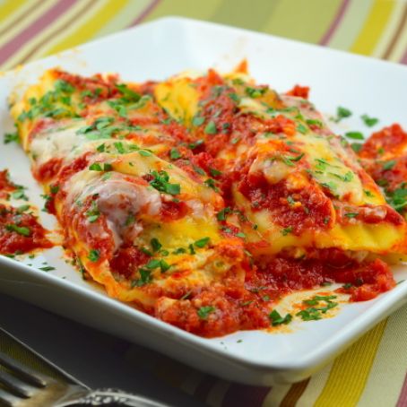 Cheese Stufed Manicotti