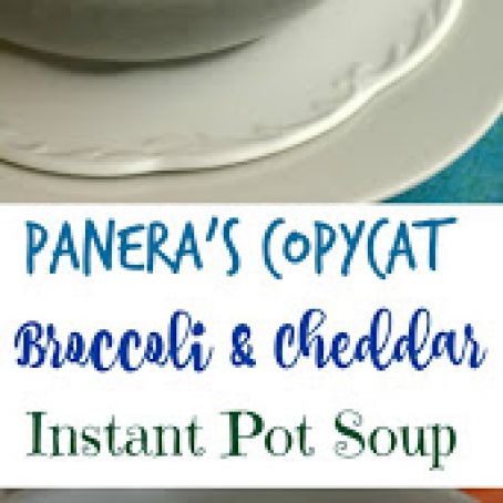 Instant Pot Broccoli Cheddar Soup