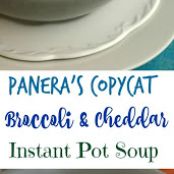 Instant Pot Broccoli Cheddar Soup