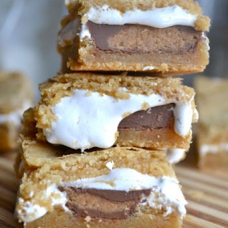 Peanut Butter Cup S-mores Bars