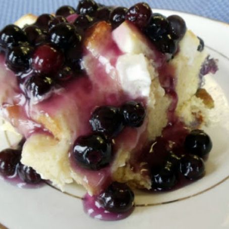 Blueberry Cream Cheese French Toast