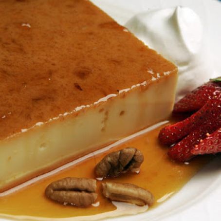 La Golondrina Cafe's Flan