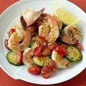 Sauteed Shrimp and Zucchini