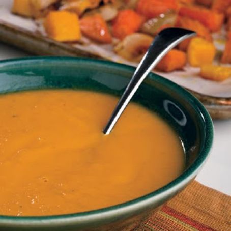 Roasted root vegetable soup