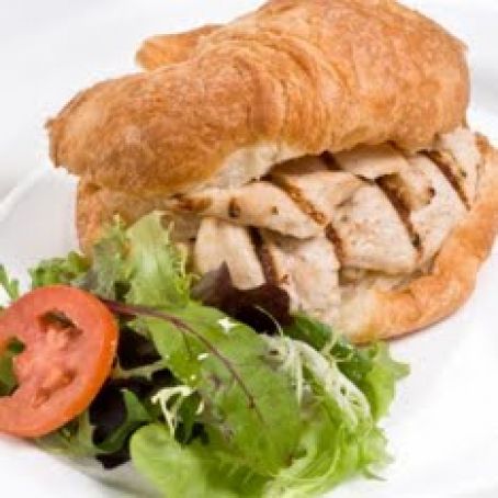 Slow Cooker Chicken Caesar Sandwiches