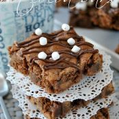 Salted Caramel Hot Cocoa Bars
