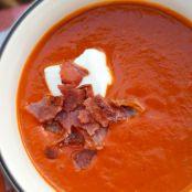 Smoked Tomato Bacon Soup