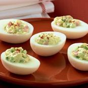 Sweet Pepper and Ham Deviled Eggs
