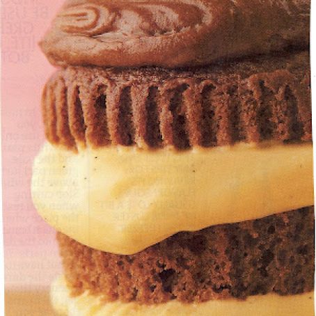 Three Layer Cupcakes