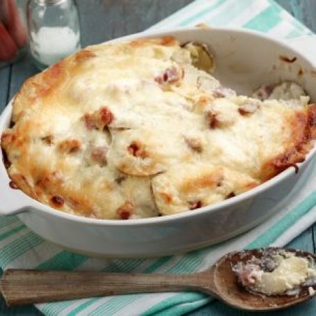 Scalloped Potatoes and Ham