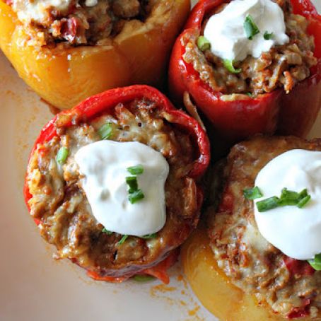 Crock Pot Mexican Stuffed Bell Peppers