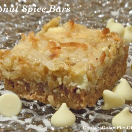 Coconut Spice Bars