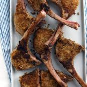 Lamb Chops with Mustard-Herb Crust