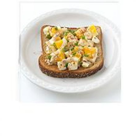 Open-Face Chopped Deviled Egg Sandwich