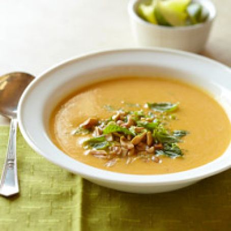 Butternut Squash Soup with Thai Gremolata