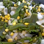 RAJAS DE CHILE POBLANO Y ELOTE