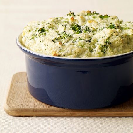 BROCCOLI AND PARMESAN SOUFFLE