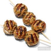 Chicken or Turkey Parm Meatballs with Caesar Slaw