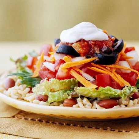Vegetarian Tostada
