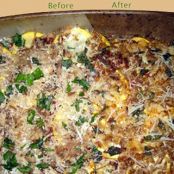 Balsamic Tomato Zucchini Casserole