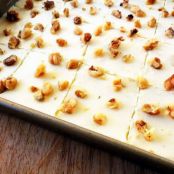 Carrot Cranberry Sheet Cake with Orange Cream Cheese Frosting