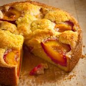 Plum and Polenta Cake