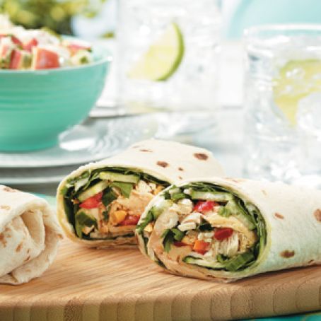 Thai Chicken Salad Wrap