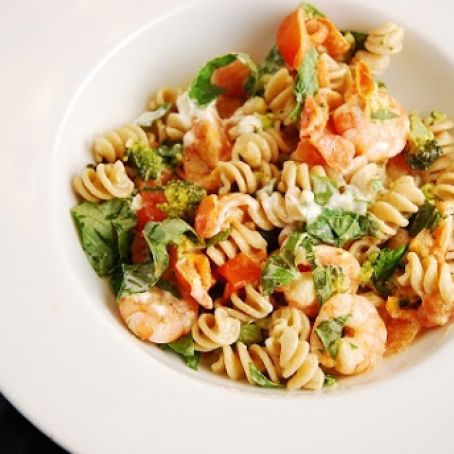 Shrimp and Goat Cheese Pasta 6 points +