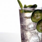 Cucumber, Mint, and Basil Soda