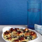 Spinach and Cheddar Strata