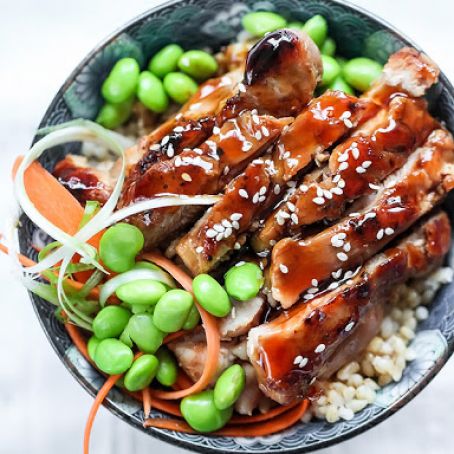 7 Spice Teriyaki Chicken Rice Bowls
