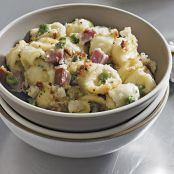 Orecchiette with Ham and Peas in Cheese Sauce