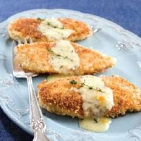 Crispy Chicken With Creamy Orange Sauce