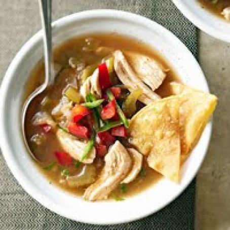 Tomatillo Chicken Soup