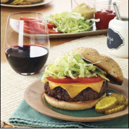 Home-Ground Burgers with Bacon, Cheese & Fresh Thyme