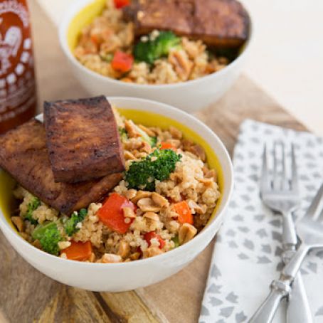 Peanutty Quinoa Bowls