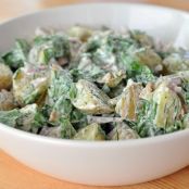 Potato Salad with Yogurt, Arugula, and Herbs