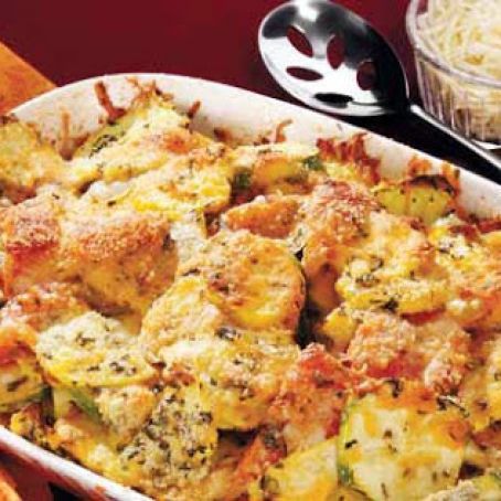 ZUCCHINI EASY CHEESY BAKE
