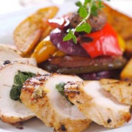 ***Chicken Breasts Stuffed with Brie and Pate