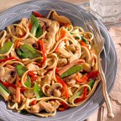 Chicken-Mushroom Lo Mein - Recipe.com
