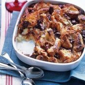 Croissant and Chocolate Bread Pudding