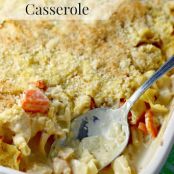 Easy Cheesy Chicken Noodle Casserole