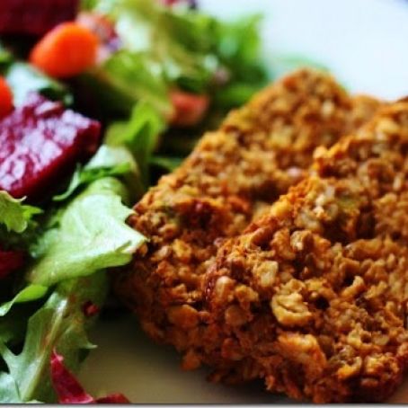 lentil and sweet potato loaf