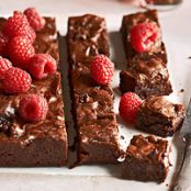 Fudge Cherry and Port Brownies