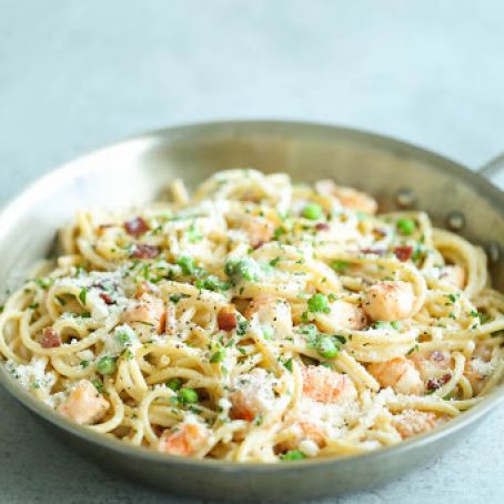 Shrimp Carbonara