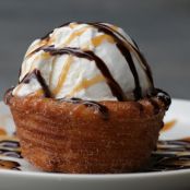 Churro Ice Cream Bowls