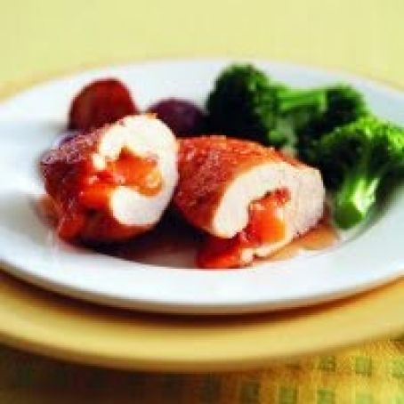 Cheddar 'n' bacon stuffed chicken breasts