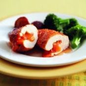 Cheddar 'n' bacon stuffed chicken breasts