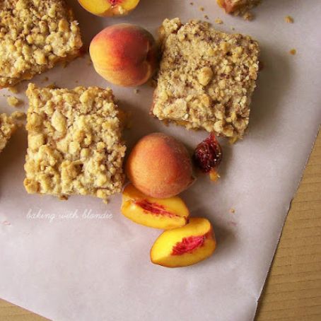 Peach Crumble Bars