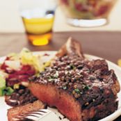 Rib-Eye Steak au Poivre